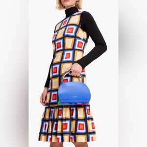 NWT Kate Spade Blocks of Color Flounce Sheath Dress size 0, 2